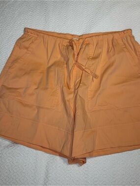 lululemon cotton drawstring shorts, medium, NWOT